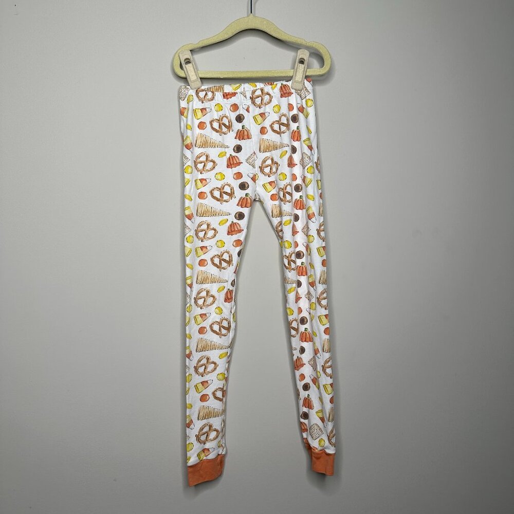 Smockingbird Fall Themed Pajama Bottoms Kids Size 8